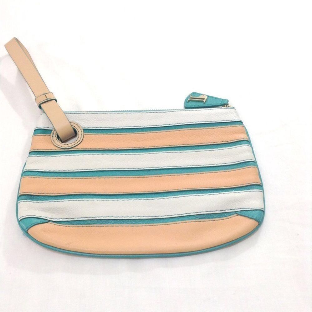 Anthropologie’s Pilcro and The Letterpress Leather Wristlet